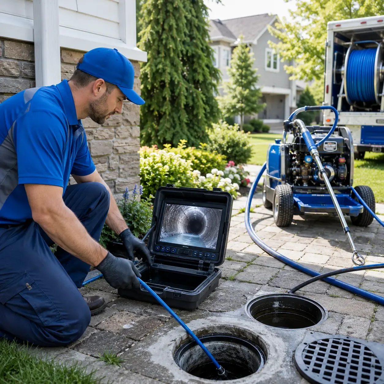 Outdoor drain cleaning professionals serving Hamlin, TX